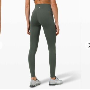 Lululemon 2023 Wunder Train High-Rise Tight 28" Grey Sage SIZE 6